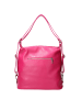 Viola Castellani Konvertierbare Schultertasche zum Rucksack in FUXIA