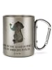 Mr. & Mrs. Panda Haferl Elefant Biene mit Spruch in Silber