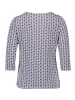 Betty Barclay Basic Shirt mit U-Boot-Ausschnitt in Red/Blue