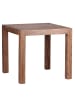 FineBuy Esstisch in Braun / Akazie / 80x80x76