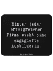 Mr. & Mrs. Panda Mauspad Spruch Engagierte Ausbilderin mit Spruch in Schwarz