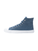 ethletic Canvas Sneaker White Cap Hi Cut in workers blue | just white