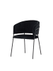 ebuy24 Esszimmerstuhl Selma schwarz 2er Set