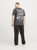 JACK & JONES PLUS T-shirt in Dark Shadow