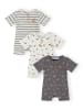 Minoti 3-er Pack Overalls & Jumpsuits NOSBABYRIB5 in weiß