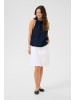Cream Kurzarm-Bluse CRElora A-shape in Navy Blazer