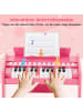 COSTWAY 25 Tasten Keyboard Kinder ab 3 Jahren in Rosa