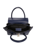 Toscanto Leder Handtasche Toscanto Tasche jeansblau ca. 30cm