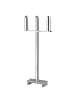 Fink Bodenleuchter Memphis silberfarben - (H) 77,5 cm