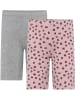 Minymo Kinder Leggings "Bike Shorts (2-pack)" in Grau