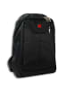 Travel n meet Polyester Freizeitrucksack Travel N Meet Rucksack schwarz ca. 26cm