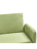 Beliani 3-Sitzer Sofa SENJA in Grün/Braun - (W) 198 x (H) 87 x (L) 95 cm