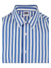 Urban Classics Urban Classics Herren Striped Short Sleeve Summer Shirt in white/blue