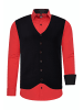 Rusty Neal Hemd mit Weste in Rot