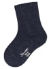 Sterntaler Socken Wolle in blau melange