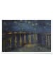 Juniqe Poster "van Gogh-Starry Night II" in Blau & Gelb