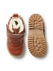 Wheat Winterschuhe Moon Velcro Tex Print in red