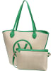 Valentino Bags Shopper Covent O01 in Naturale/Verde