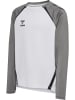 Hummel Sweatshirt Daumenlöcher Hmllead Kinder in WHITE/STEEL GRAY