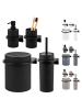 bremermann Bad-Accessoires Set SAVONA 4tlg. rund