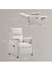 HOMCOM Elektrischer Relaxsessel-83L x 80B x 104H cm-Cremeweiß