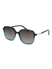 Replay Frauen Sonnenbrille Quadratisch Schwarz
