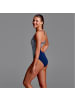 Funkita Badeanzug Damen Snow Leaf mit verstärkten Trägern in weiß