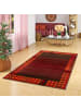 Pergamon Modern Designer Velours Teppich Samba in Rot