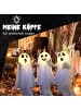 HOMCOM Halloween-Dekoration-54L x 10B x 60H cm-Weiß