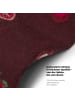 von Jungfeld Gemusterte Socken Best of Icons in Pomegranade Bordeaux Red