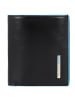 Piquadro Blue Square Geldbörse RFID Leder 10 cm in black