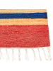 Beliani Kelim HATIS in Bunt/Blau/Rot - (W) 140 x (L) 200 cm