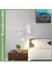 ZMH Wandleuchte in weiß GU10 schwenkbar lampe
