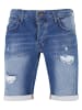 2Y Studios Jeans-Shorts in blue