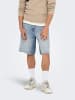 ONLY & SONS Jeans-Shorts in Light Blue Denim
