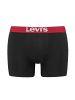 Levi´s Boxershort 4er Pack in Schwarz/Rot