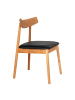 ebuy24 Esszimmerstuhl Nemi Schwarz 2er Set