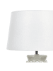 Beliani Tischleuchten KHOPER in Grau/Weiß - (W) 30 x (H) 48 x (L) 30 cm