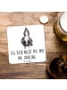 Mr. & Mrs. Panda Bierdeckel Stinktier Angriff mit Spruch in Weiß