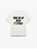 KOTON TSHIRT SS in Ekru