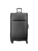 Pack Easy GoUp 4 Rollen Trolley L 76 cm mit Dehnfalte schwarz