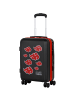 Naruto Koffer Clouds-ABS 4-Wheel Cabin in schwarz