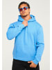 behype Kapuzenpullover - BHHOBART Basic Oversize Einfarbig in Blue