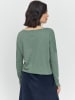 MAZINE Longsleeve Celeste in jade mel.