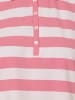 Marie Lund Poloshirt in rosa weiß