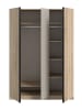 ebuy24 Kleiderschrank Oakland Eiche 130 x 53 cm