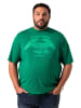 Men Plus Kurzarm T-Shirt in smaragd grün