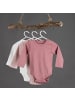 LaLoona Body-Sparset Langarm inkl. Kleiderbügel - in rosa,grau