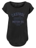 F4NT4STIC Long Cut T-Shirt Castrol Liquid Engineering in schwarz