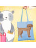 Mr. & Mrs. Panda Tragetasche Hund Dogge ohne Spruch in Sky Blue